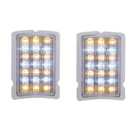 HR0346 PIRATE MFG Amber Led Light Car Lens Ford