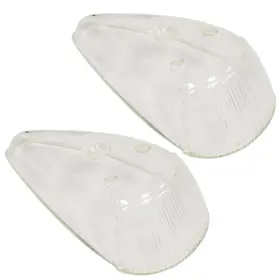 Pirate Mfg Kt-1550 Turn Signal Clear Lenses Pair - Compatible With Vw Type-1 Bug 1964-1966
