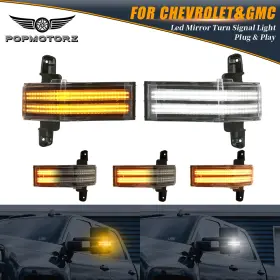 POP-MT-1209DS-C POPMOTORZ Led Tow Mirror Signal Light Chevy