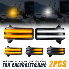 POP-MT-1259DS-SM POPMOTORZ Sequential Led Mirror Lights 2500