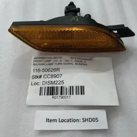 116-50626R PORSCHE Rh Lamp Turn Signal Bumper Panamera Park