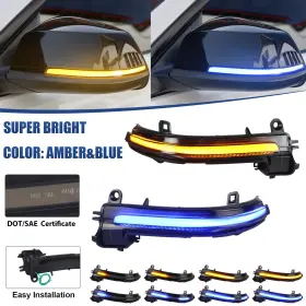 TL-01-3XI-BL PWOBVZ Mirror Dynamic Turn Signal Lights F30 F20