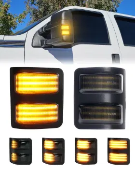 TL-07-F250-AMBER PWOBVZ Led Mirror Marker Light F350 F450