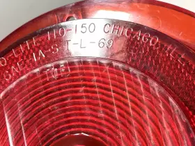 SAE-69 REFLECT O LITE Taillight Lens 110 #2
