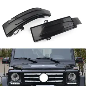 550722904211 RUNA Benz Dynamic Turn Signal Light Rearview Gle