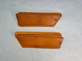 517824 SCP BRITISH Amber Flash Turn Signal Lens Set Left TR6