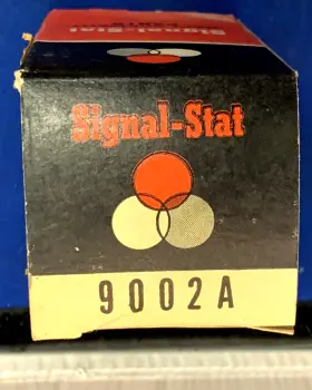 9002A SIGNAL-STAT Amber Lens Light Nos #3