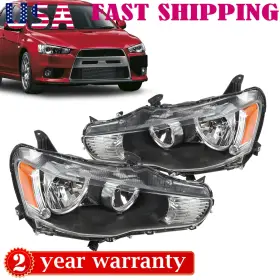 MI2502139 SLOTMACHINE Headlight Headlamp Lh Rh Mitsubishi Evo