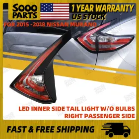 NI2803104 SOOOPARTS Rear Right Passenger Inner Led Tail Light