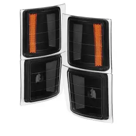 CCL-JH-CCK88-BK-AM SPYDER Crystal Turn Signal Corner Lights