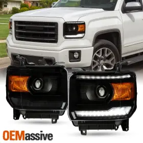 5-PRO-JH-GS14H-OEP-DRL-BK SUNSHINEMOWER Projector Headlights