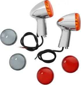 US-XF140673-E TCMT Rear Turn Signals Lights Bracket Wire Lens