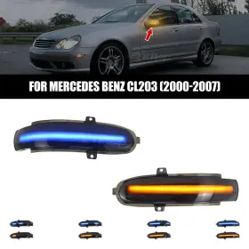 TL-03-W203-BL TENDTOP Dynamic Turn Signal Light Left Right TL-03-W203-BL TENDTOP Dynamic Turn Signal Light Left Right