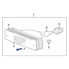 8173987003 TOYOTA OE Turn Signal Light Housing Screw Tacoma