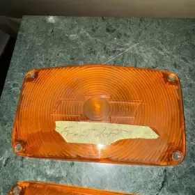 A1386 TRIM PARTS Amber Parking Light Lens Bowtie Bel Air #2