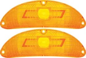 TF400122 CHEVROLET Bel Air Bow Tie Lamp Lenses Amber Park