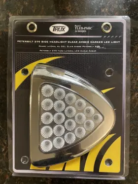 P38549 TRUXXX Led Turn Signal Light Amber Lens Peterbilt