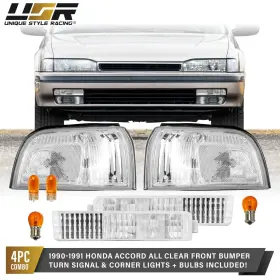 CL-HD-AC-90-CLR UNIQUE STYLE RACING Usr Corner Bumper Lights