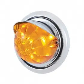 39154 UNITED PACIFIC Bumper Light Front Amber Freightliner