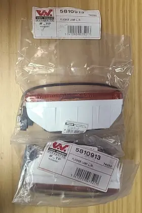 5810913 VAN WEZEL Set Amber Flasher Caddy Derby MK1 Vw Golf