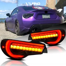VLAND-YAB-86-0287A-S VLAND Smoked Led Tail Light Frs Brz