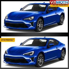V2-FT86-0297-2P21A VLAND Led Headlights Sequential Brz Toyota #3