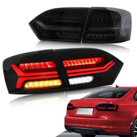 4-DOOR VLAND Sagitar Led Somke Tail Lights Sequential Jetta
