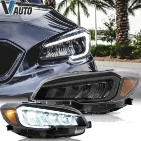 YAA-WRX-0323-C-2 VLAND Led Headlights Amber Reflector Sti Wrx