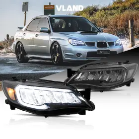 YAA-WRX-0372 VLAND Led Headlights Animation Sti Wrx Subaru
