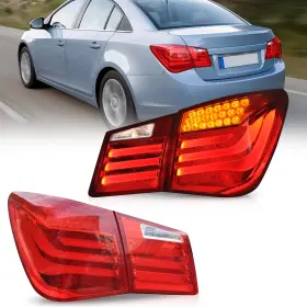 Vland Yab-klz-0164-rc Vland For Chevrolet Chevy Cruze 2010-2015 Led Tail Lights Rear Lamps Assembly