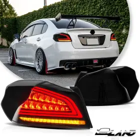 YAB-WRX-0286-010200363 VLAND Smoked Led Taillights Sequential