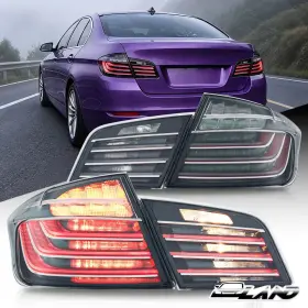Vland Yhb-f10-8075b For Bmw 5 Series Tail Lights F10 F18 2011-16 M5 Smoked Led With Animation Set