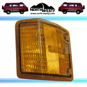 251953141 VOLKSWAGEN Front Turn Signal Light Lens Set Amber #2