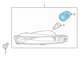 5C5953123 VOLKSWAGEN Headlight Turn Signal Bulb Socket Holder #3