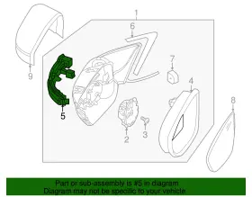 5C6-949-102 VOLKSWAGEN Turn Signal Passenger #2