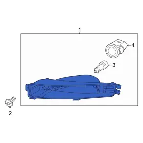 5C5953042D VOLKSWAGEN OE Front Right Turn Signal Light Beetle