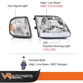 ZP-02HLA1238DWT VR AUTO PARTS Led Tube Headlights Corner F150 #3