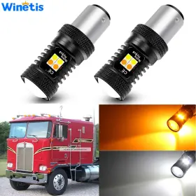 39787JS WINETIS Amber Led Front Turn Signal Light Bulbs Lamps