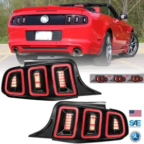 2012-2013 WOLFX Tail Lights Sequential Brake Lamps Ford