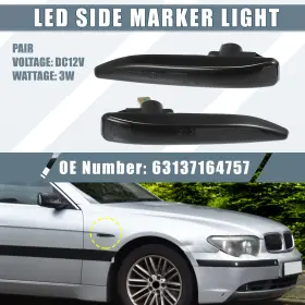 63137164757 X-AUTOHAUX Car Led Marker Amber Light 745I 745LI