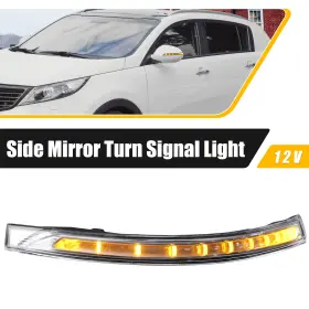 876143W100 X-AUTOHAUX Led Left Mirror Turn Signal Amber Light