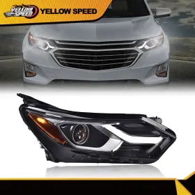 YEW98137 YELLOWSPEED Halogen Led Drl Headlight Headlamp Chevy