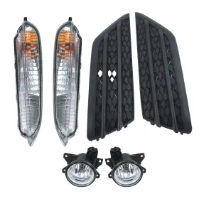 YI351162T YIBEI-TECH Bumper Fog Light Cover Bezels Turn Lamps