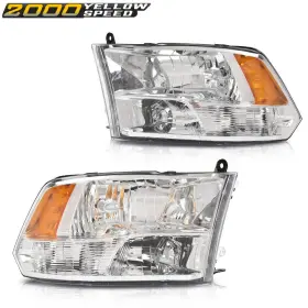 YLW243487 DODGE Headlights Driver Passenger 1500 2500 3500