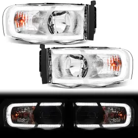 HLM-276-LT-DRL-CC-S ZX-MOTOR Led Headlights Headlamps Lh Rh