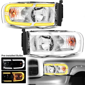 HLM-276-MT-SEQ-CC-S ZX-MOTOR Led Drl Headlights Sequential