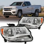 Fit 2015-2022 Chevy Colorado Halogen Models Chrome Headlights Headlamps Pair. Fixed Price $99.99.