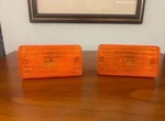 Nos 75 1975 Nova Ss Parking Light Park Lamp Lens Pair. Fixed Price $135.00.