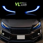 Vland Led Projector Headlights For 16-21 Honda Civic Blue Drl Sequential Signal. Fixed Price $280.24.