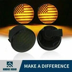 Pair Amber Turn Signal Lights W/ Usa Flag Logo Fit 2007-2018 Jeep Wrangler Jk. Fixed Price $29.99.